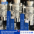 BW Sanitary SS304L/316L 3PC Floating ball valve